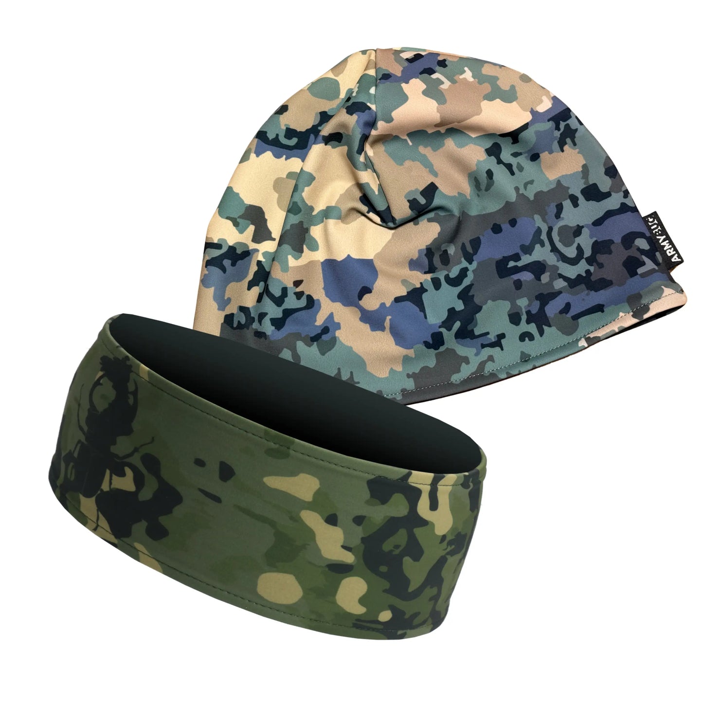 Ostarrichi Sport Beanie und Gecko Headband als Kombination