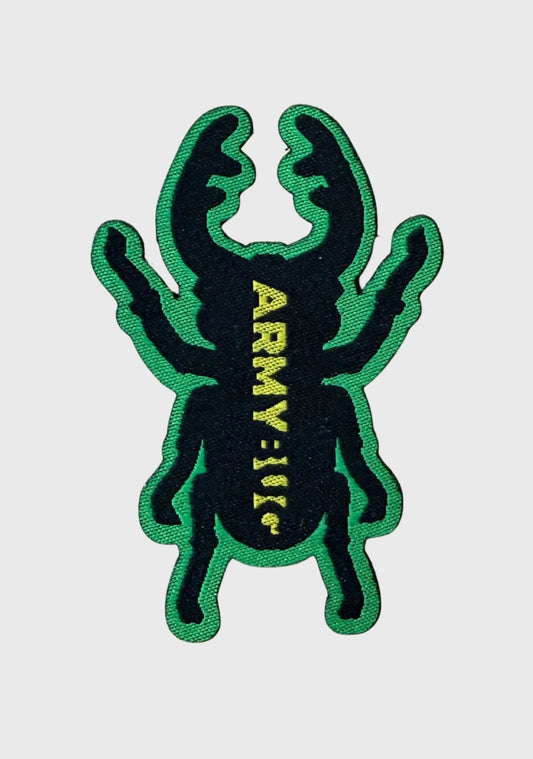 Bug Patch - Grün mit gelbem Schriftzug - ArmyBug