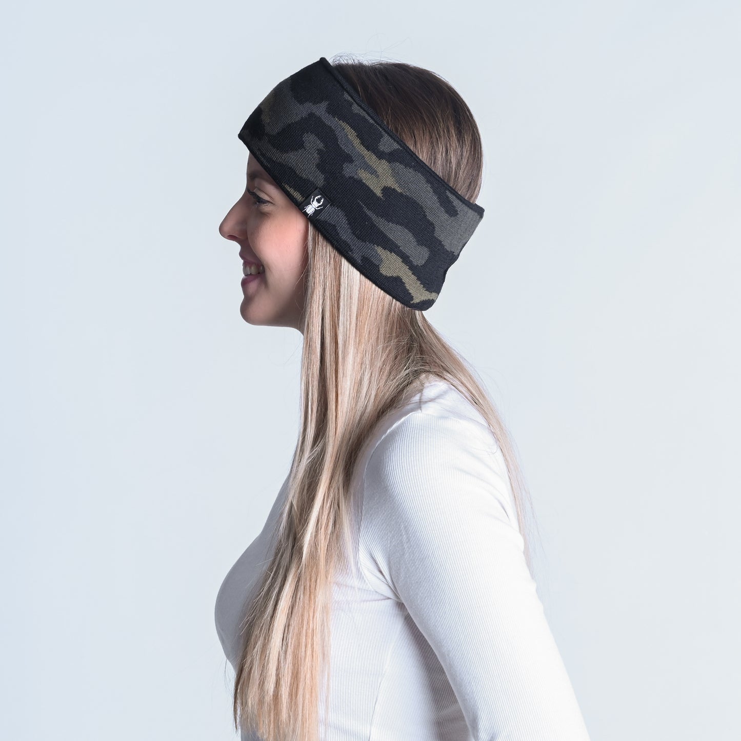 Commando Black Headband