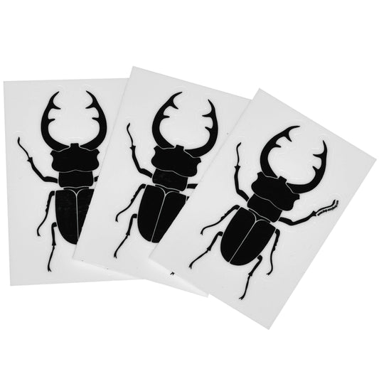 fluorescent bug stickers in a set of 3