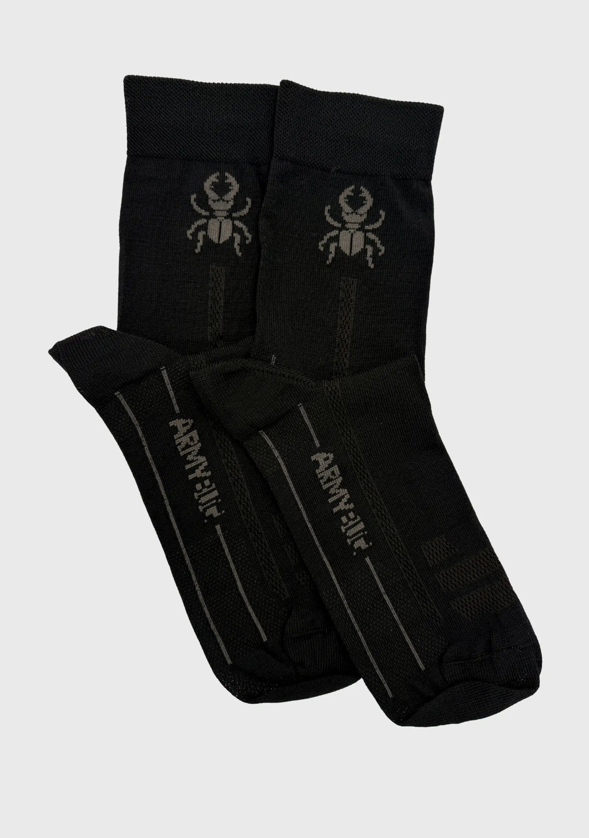 Endlich auch in Schwarz unsere Socken aus Merino
