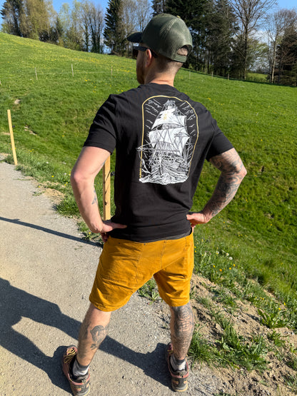 Rückenprint auf einem S Shirt an Stephan