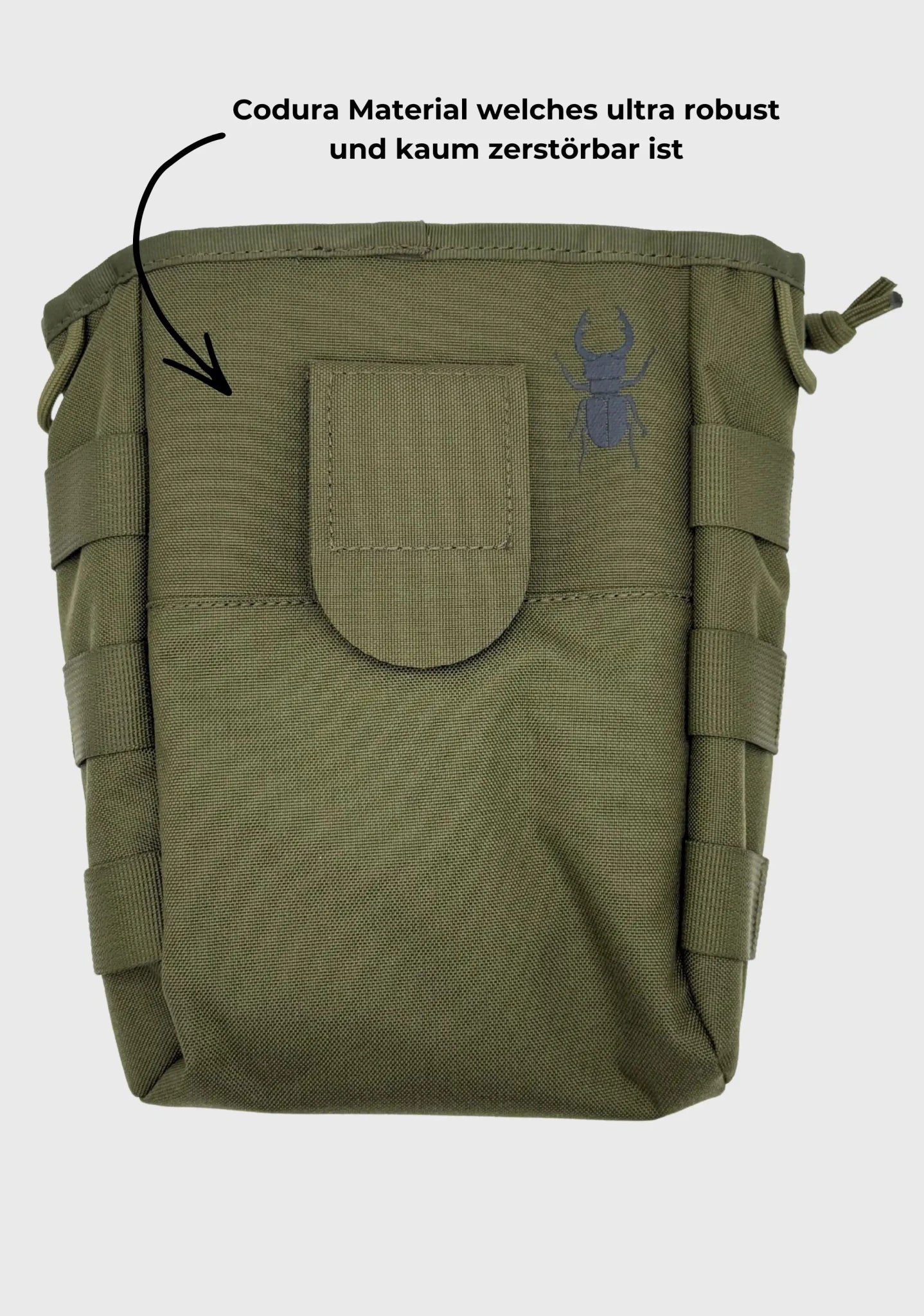 Hundebeutel "Beidl" Grün - ArmyBug